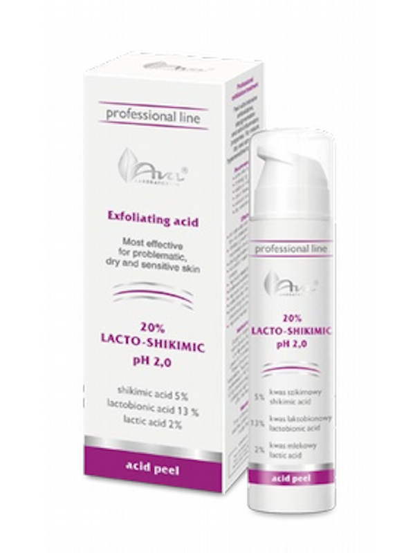 EXFOLIATING ACID 20% LACTO SHIKIMIC pH 2,0